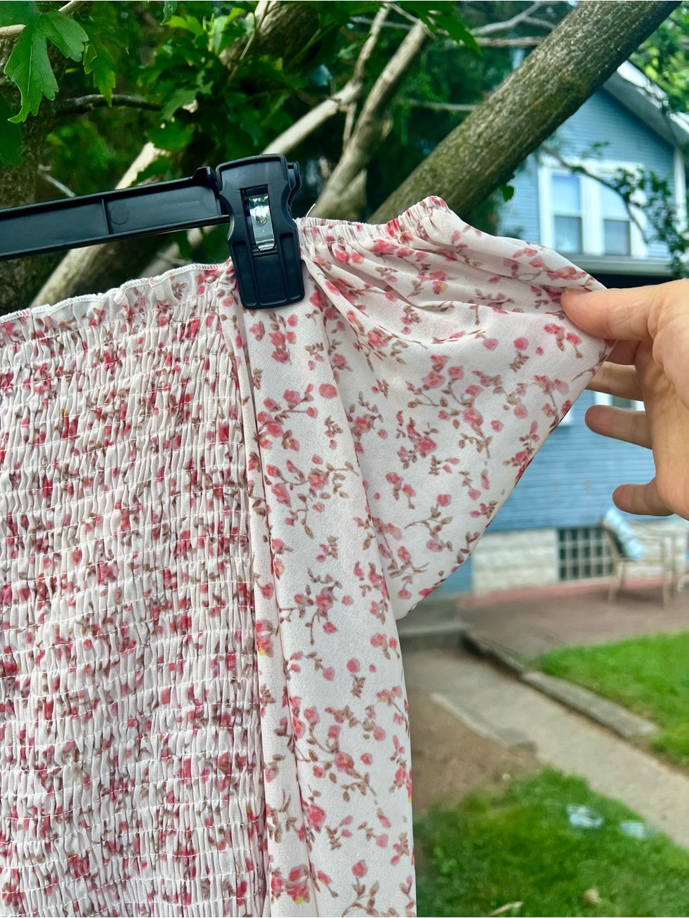 NWOT Princess Polly Floral Smocked BABYDOLL DRESS💕 Mini Peasant Ruched 4 - Picture 9 of 11